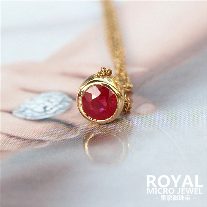 60分红宝石锁骨链(包链)(有视频)